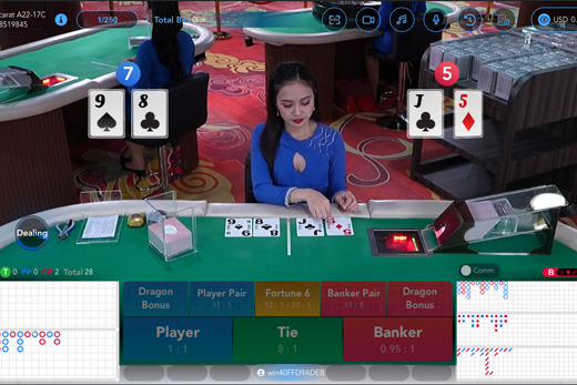 568Win Live Casino baccarat