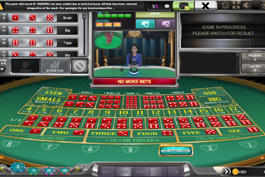568Win Live Casino sicbo